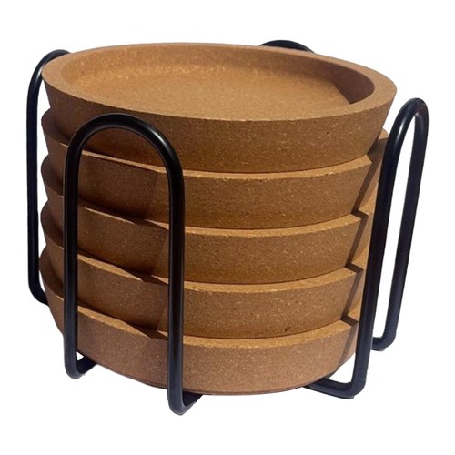 Round cork coasters with - cork,