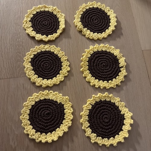 Handmade crochet coffee table - handmade,