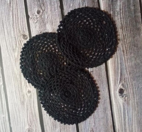 Handmade hot lace cotton round - cotton,