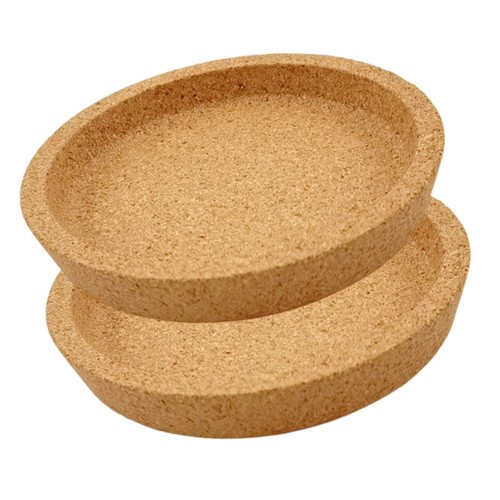 Stackable cork drink - stackable, coasters