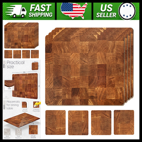 Set heat resistant marble - of, 4