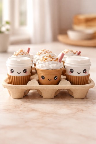 Kawaii coffee tic - kawaii, toe
