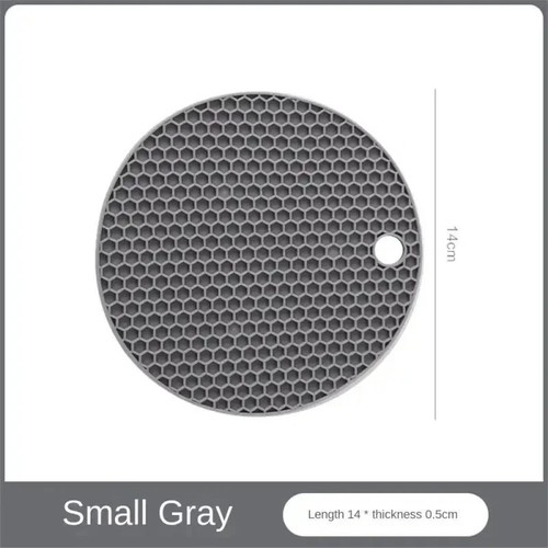 Round silicone table mat - round,