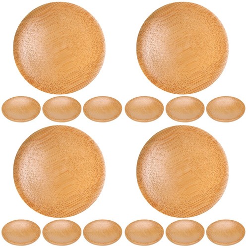 Pcs round bamboo - round, drink