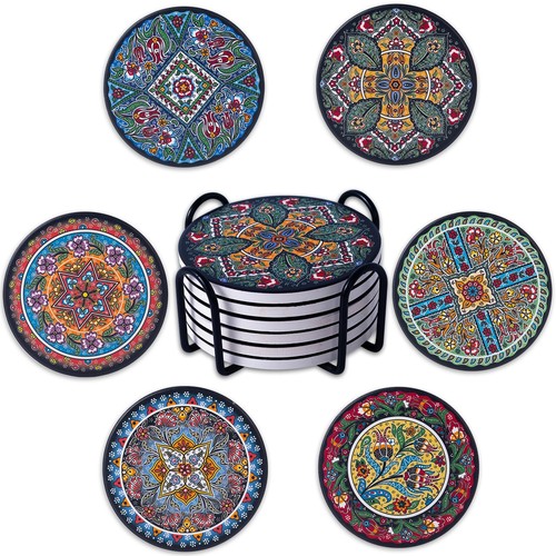 Coasters absorbent ceramic - coasters,