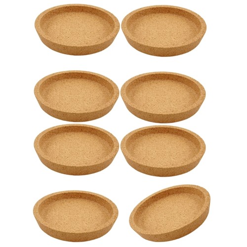 Stackable cork drink coasters - cork,